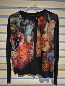 Ted Baker Womens Cardigan Size 3 - Picture 1 of 4