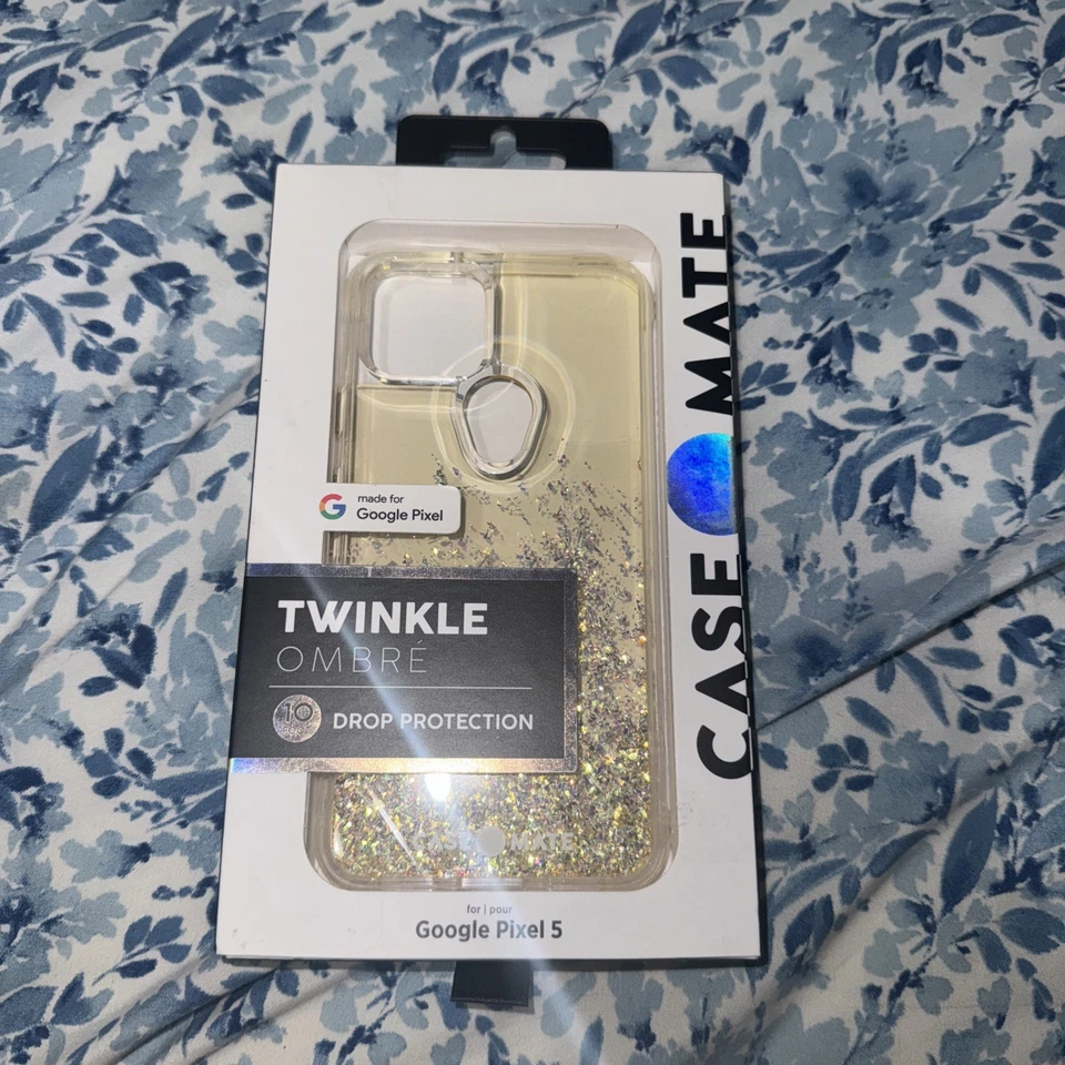 Case-Mate Twinkle Ombre Series Hybrid Case for Google Pixel 5 - Stardust Glitter - Image 1 of 2