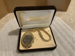 Vintage Foster Buffalo Nickel (1934) Keychain Gold Tone NEW w/Case - Picture 1 of 1