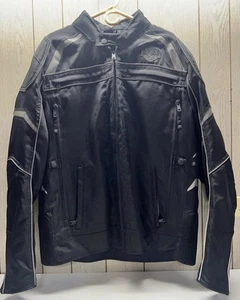 Harley Davidson Medallion Reflective Riding Jacket 3M Waterproof Size XL Tall - Picture 1 of 13