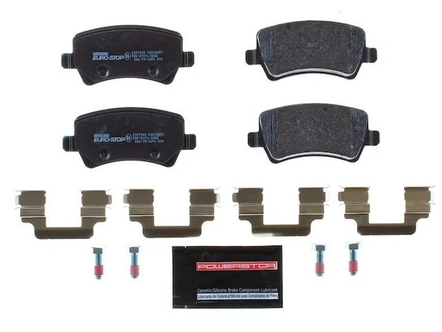 Rear Brake Pad Set For 2007-2016 Volvo S80 2008 2009 2010 2011 2012 2013 FB255QX - Imagem 1 de 1