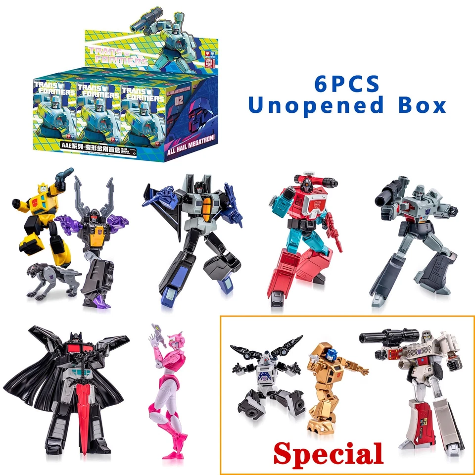 Figura de acción AULDEY Transformers G1 modelo juguetes/caja ciega sin abrir AAE V2 Foto 1 de 4