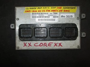 2003 DODGE RAM 4.7L ECM CORE 56028738AE *See item description*((BOX-3227)) - Bild 1 von 1