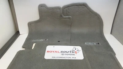 Toyota Rav4 2006 - 2012 W/O 3rd Row Gray Carpet Floor Mats Set Genuine OEM OE - Image 1 of 4