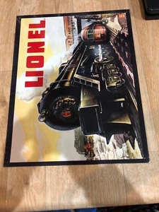 Lionel 5200 Modelleisenbahn Katalog Cover Dampflok Lok Blechschild - Bild 1 von 5