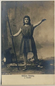  Opera Singer Wilhelm Greening cantante tenore Parsifal Wagner * cartolina fotografica 1905 circa - Foto 1 di 1