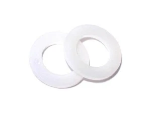 Midwest Fastener 64974 Screw 1/2" Nylon Plastic 6-M Flat Washer White (25-Count) - Picture 1 of 2