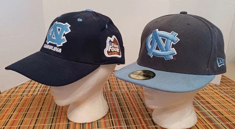 North Carolina Tar Heels Vintage Snapback Hat Lot NCAA Team SALE Cover