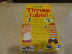 Times Tables! (Pull the Tab) Learn Multiplication Facts Book...Hardback - Foto 1 di 6
