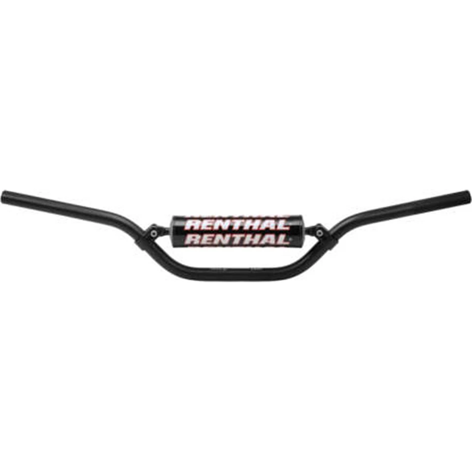 Renthal 7/8" Mini Adult Handlebar for CRF150R - Black 816-01-BK-01-185 - Image 1 of 3