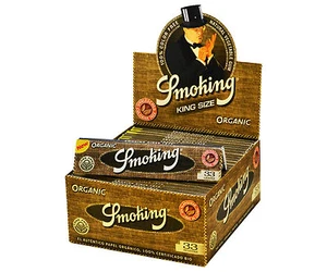 Papeles King Size King ORGANIC 25 x 33 hojas Papeles Largos Original - Imagen 1 de 1