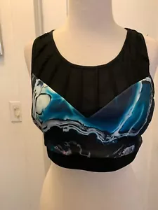 Sujetador Ted Baker London Blue Lagoon Malla Top Talla M Nuevo con Etiquetas - Imagen 1 de 4
