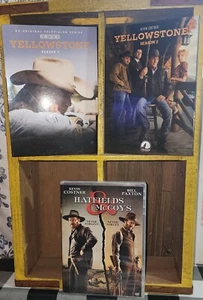 Yellow Stone Season 1 -2 And Hatfields And McCoys DVDs - Picture 1 of 7