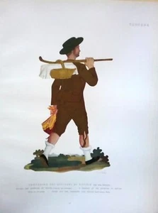 1900 COSTUME CONTADINO DEI DINTORNI DI PISTOIA - Imagen 1 de 1