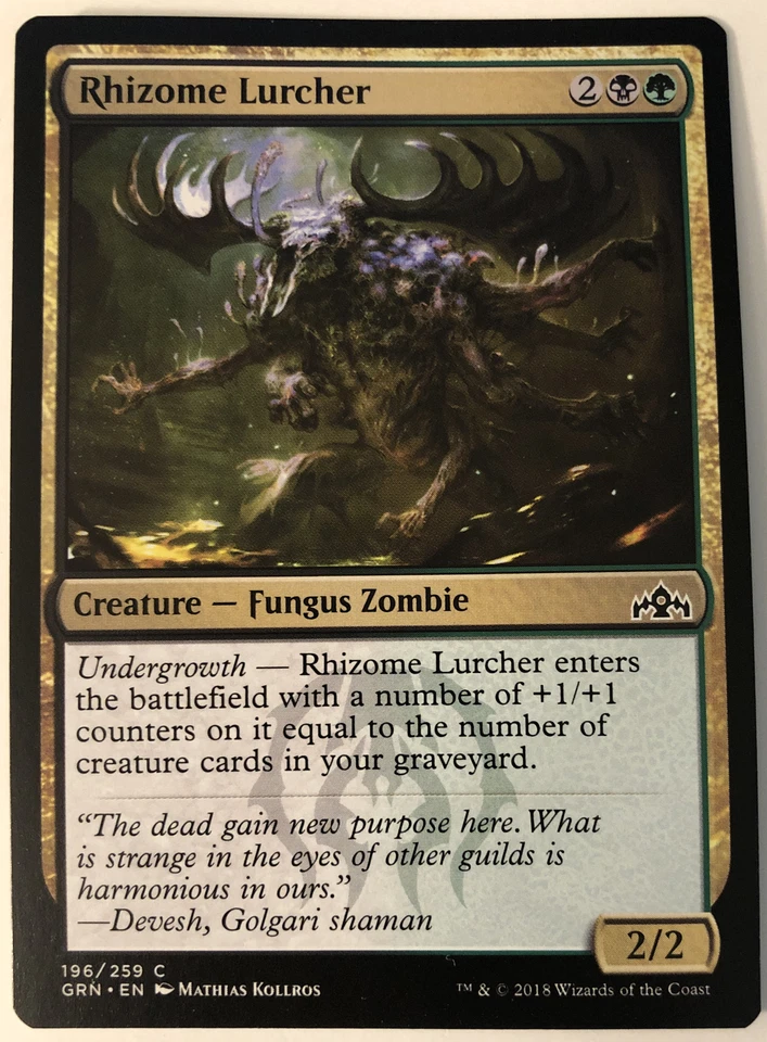 MTG Rhizome Lurcher Guilds of Ravnica 196/259 Regular Common - Image 1 of 1