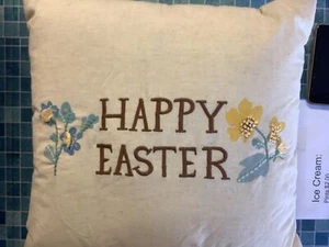Happy Easter Throw Pillow - Picture 1 of 1
