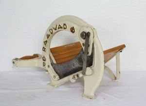 DEKORATIVER ALTER BROTSCHNEIDER VON RAADVAD, DÄNEMARK, BROTMASCHINE #11976 - Bild 1 von 4