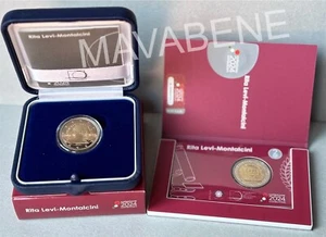 asta​ ITALIA 2024 MONTALCINI MONETA 2 EURO PROOF COINCARD tiratura solo 9722 ​⭐​ - Picture 1 of 11