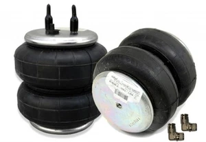 2 Firestone 267C 2500 lbs Air Suspension Bags W 1/4" PTC X 1/4" NPT Fittings - Picture 1 of 1