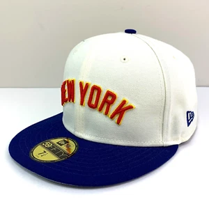 New Era Men Fitted Hat 71/4 New York Mets Big League Chew Original 59FIFT White - Picture 1 of 4