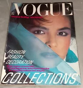 VOGUE MAGAZINE September 1984 NORMAN PARKINSON Men PORIZKOVA VINTAGE 1980s UK - Picture 1 of 22