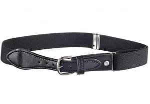 Buyless Fashion Kids and Toddler Adjustable Elastic Stretch Belt Leather Closure - Picture 1 of 34