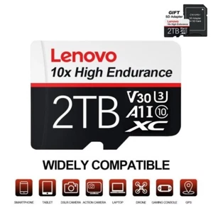 128GB 512GB 1TB 2TB Micro SDHC SDXC Memory Card 100MB/s Speed Class 10 UHS-1 - Zdjęcie 1 z 18