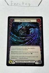 Flesh and Blood Shaden Swing Yellow Common Foil NM Dusk till Dawn Ships Same Day - Picture 1 of 1