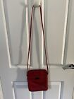 Osprey OSP Small Wine Red Leather Crossbody Bag RRP £120