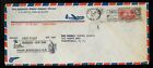 Postal History Barbados #243 Airmail First Flight FAM #5 AAMC #F5-222 1957 NY NJ