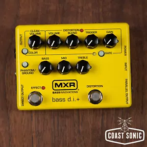 MXR Bass DI+ Special Edition Yellow - Picture 1 of 1