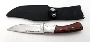 Winchester 4" Fixed Blade Stainless Steel Hunting Knife with Sheath - Picture 1 of 7