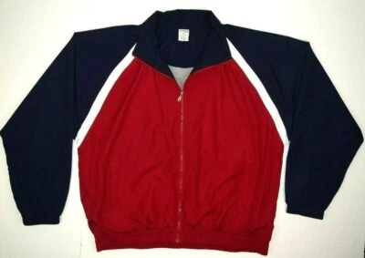 Vintage Windbreaker Jacket Roundtree Yorke Size XL 90s 3 Tone Color Block Raglan Foto 1 de 4