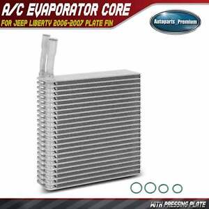 Front A/C Evaporator Core w/ Pressing Plate for Jeep Liberty 2006-2007 Plate Fin
