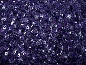 Vestido artesanal con cuentas de baile transparente púrpura copa lentejuelas 6 mm 25 g - Imagen 1 de 1