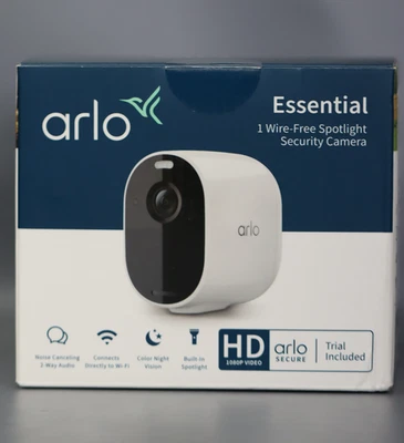 Arlo Essential Spotlight Camera - Wireless Security Missing Accessories - Image 1 of 4