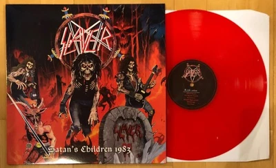 SLAYER - SATAN'S CHILDREN 1983 100 0NLY RED VINYL LP - Image 1 of 4