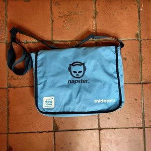 Napster Laptop Messenger Bag Y2K seltene Mitarbeitertasche - Bild 1 von 17