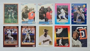 Tony Gwynn Raro Lote de Inserciones Extrañas (10 Tarjetas) - Imagen 1 de 2