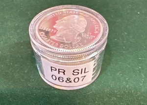 Uncirculated 2006 & 2007 S 90% Silver Proof State Quarters 10 In This Lot ￼ - Picture 1 of 4