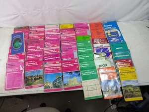 50+ Ordnance Survey & Similar Maps Bundle. Mostly Vintage. England & World - Picture 1 of 16