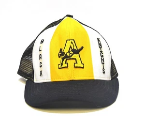 VINTAGE MESH ARMY BLACK KNIGHTS BASEBALL SNAP-BACK CAP - Picture 1 of 6