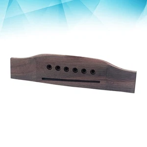6 Saiten Palisander Sattel Brücke Gitarre Akustik Teile Ersatz - Bild 1 von 11