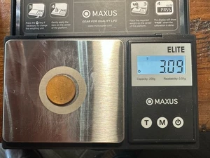 Moneda Lincoln Centavo Planchet Cobre 3.09g Tipo 1 Sin Acuñar Error Como Nueva - Imagen 1 de 1