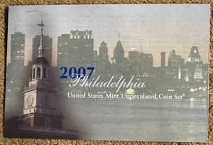 2007-P-U.S. Uncirculated Coin Set, Inc.State Quarters&President $1 Coins-COA&OGP - Picture 1 of 15