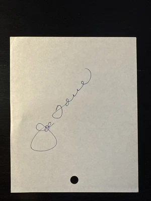 Joe Torre 1970s signed auto cut signature STL Cardinals NY Yankees - Image 1 of 3
