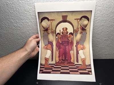 Maxfield Parrish" Entrance of Pompdebile, King of  Hearts" Poster - Image 1 of 4