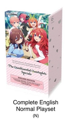 Weiss Schwarz Quintessential Quintuplets Premium Booster Normal Playset English - Image 1 of 4