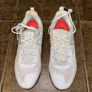 Under Armour Microchips Baseball Cleat White New without Box.READ DISC. 005 - Picture 1 of 4
