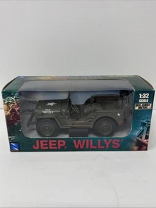 Willys Jeep Modern Armor Die-Cast 1:32 Scale NewRay Vehicle - Picture 1 of 5